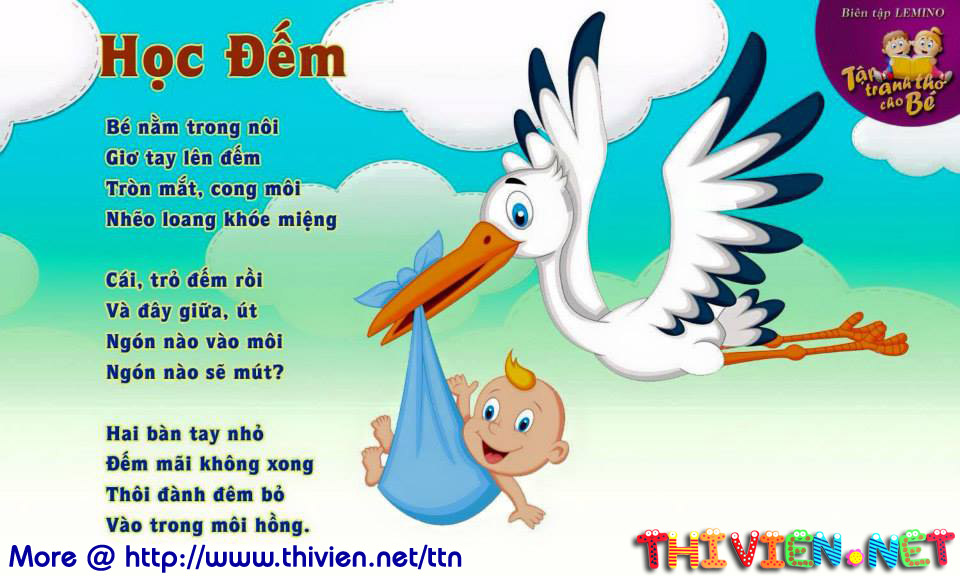 Bài thơ: Học đếm (Nguyễn Lãm Thắng)